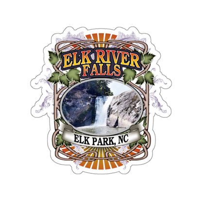 Elk River Falls North Carolina Sticker