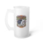 Elk River Falls, NC, Frosted Glass Beer Mug